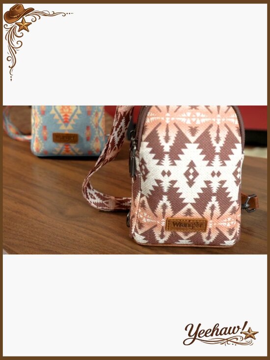 Aztec Sling Bag - Southwest Crossbody Trendy Chest Bag